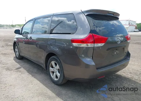 2012 Toyota Sienna Base from USA, damaged, VIN 5TDKA3DCXCS012945